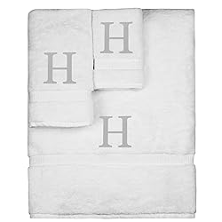 Monogrammed Towel Set, Personalized Gift, Set of