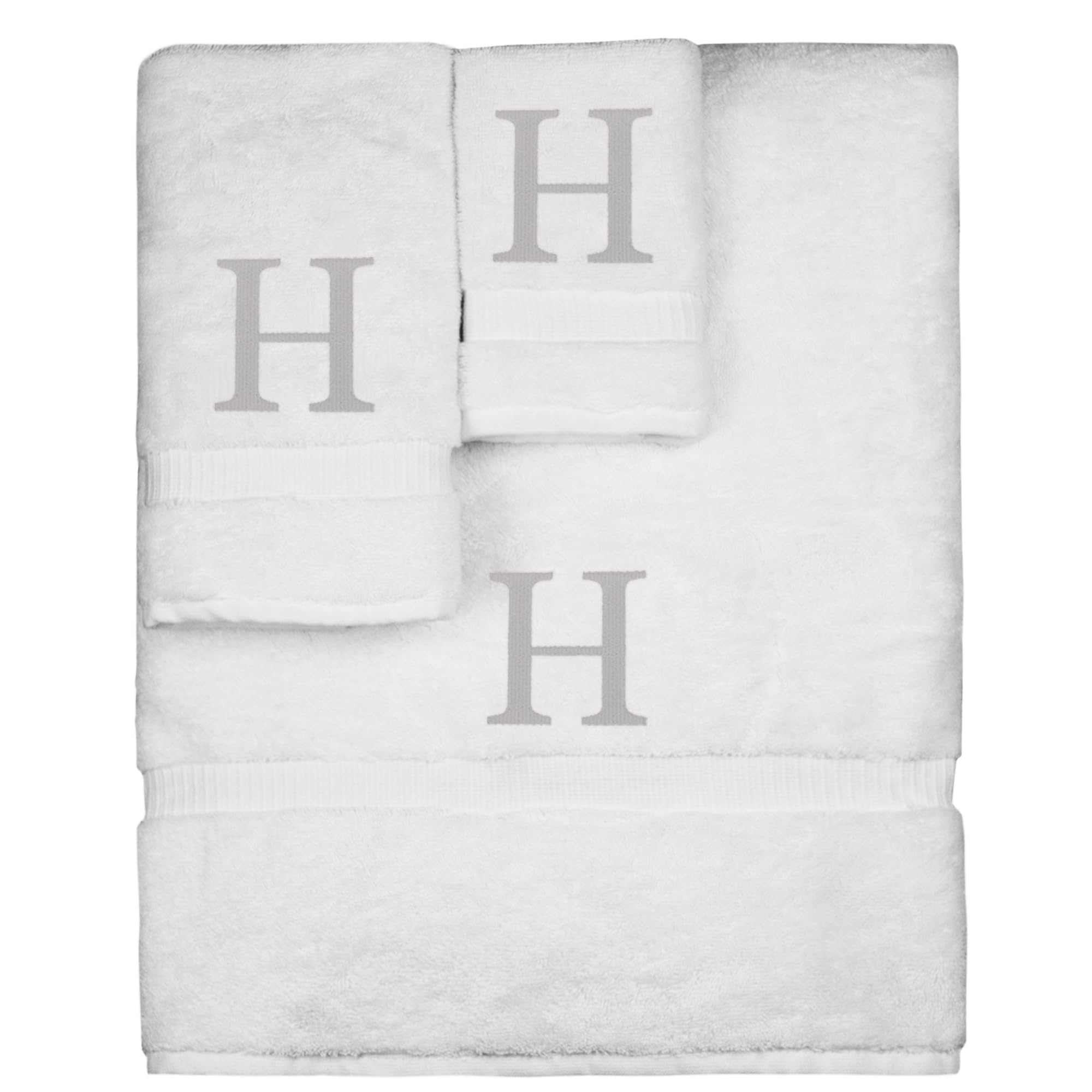 Monogrammed Towel Set, Personalized Gift, Set of