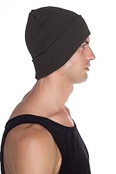 Top Level Unisex Cuffed Plain Skull Beanie Toboggan