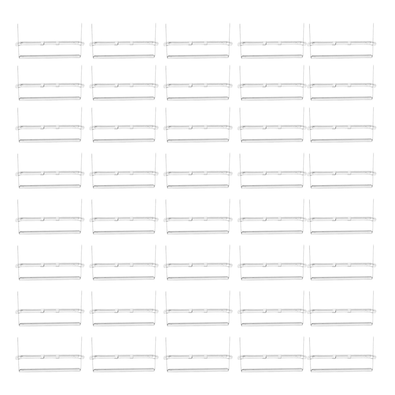 TOYANDONA 100Pcs Metal File Fastener Prong Paper Fastener Binder Clip Paper Fasteners Loose-Leaf Binding Clamp (Silver)