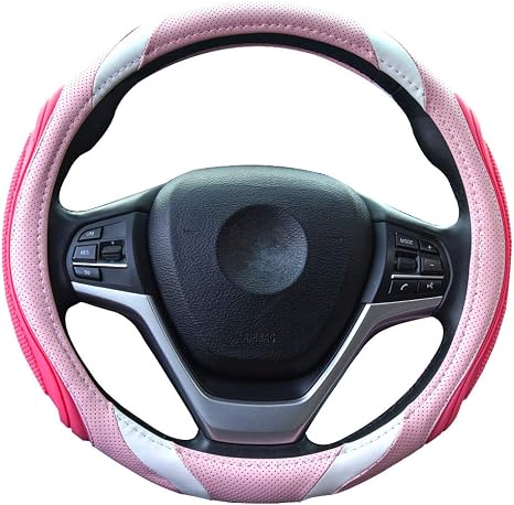 Amazon Zatooto ハンドルカバー 軽自動車 ｓサイズ シリコーンレザー メッシュ 可愛い ピンク 手触りよし ステアリングカバー グリップ感よし ピンク Ywly82 P 車 バイク 車 バイク