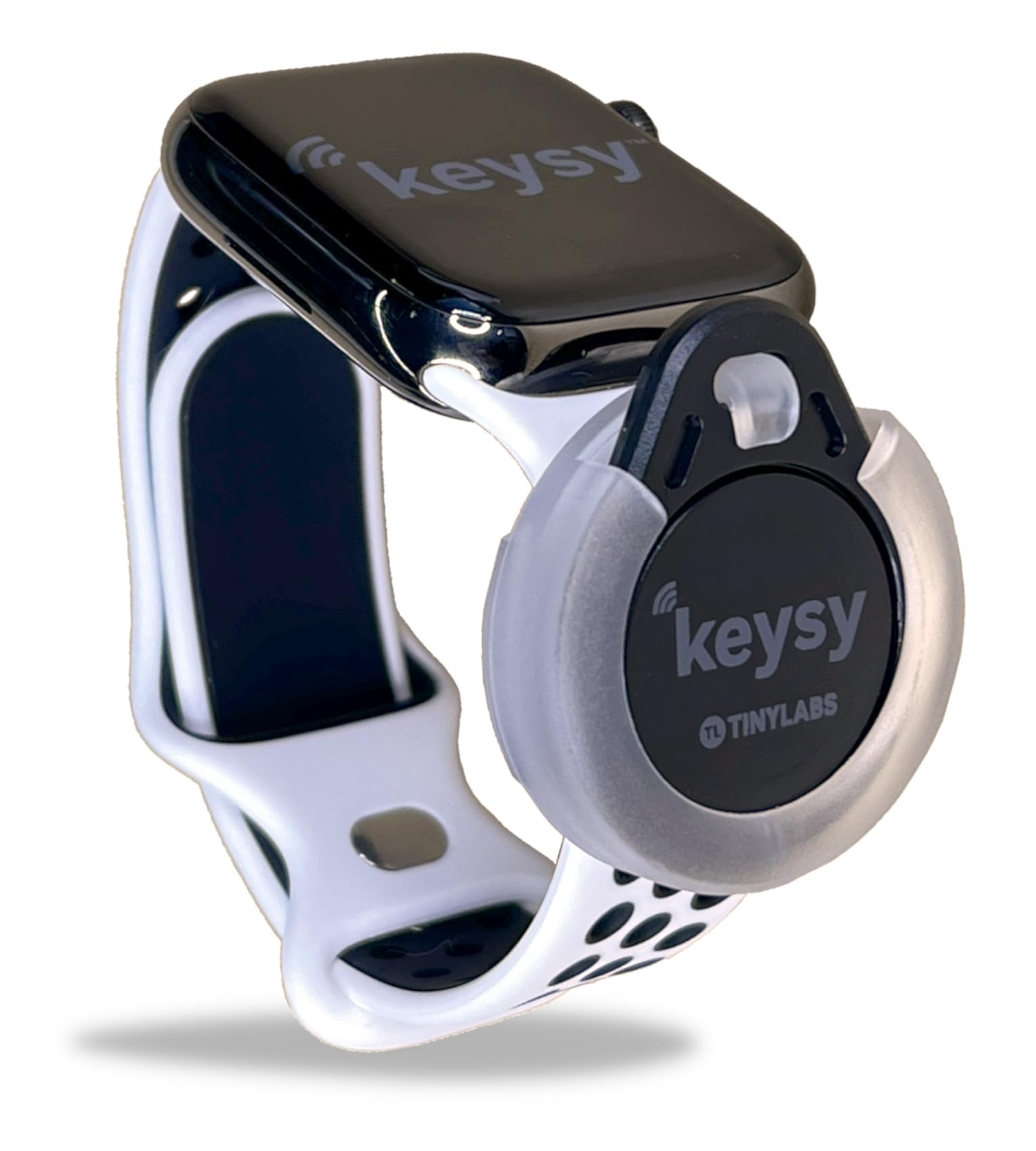 Keysy Key Fob Holder for Watch Band RFID (Clear)