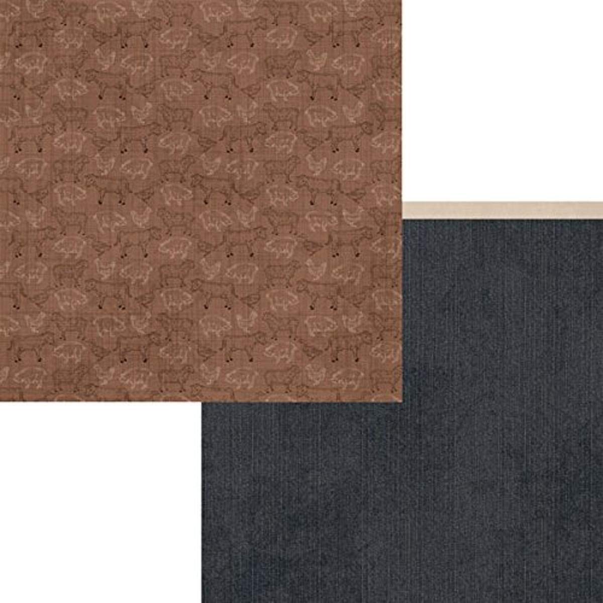 Moxxie Farm Life Double-Sided Cardstock 12-inch x 12-inch-Barnyard (Pack of 25)