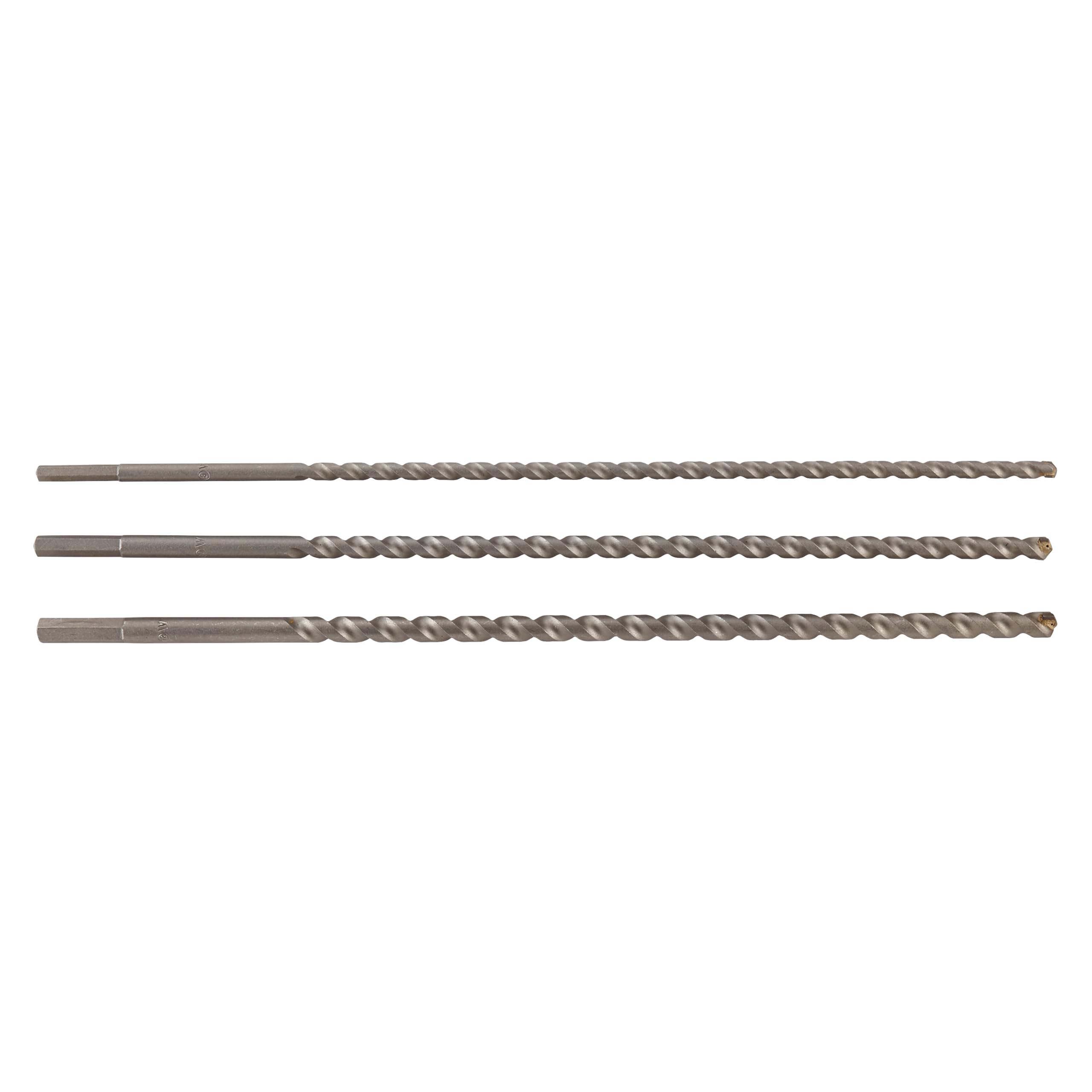 wolfcraft TC Masonry Break-Through Drill Bit Set 3 Pcs., hexagon shank I 7917000 I For demolition and renovation work