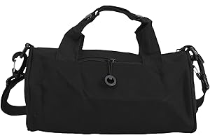 Julihai Small Gym Bag, 20L Water Resistants Travel Duffel Bags with Shoulder Strap for Women Men Gym Business Travel (Black)