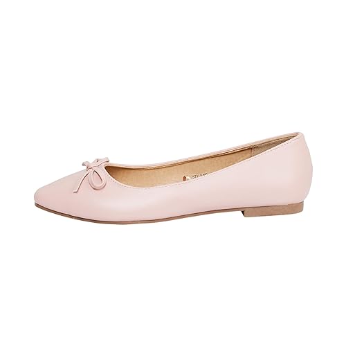 women's pink ballet flats