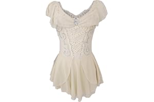 LIUHUO Figure Skating Dress Girls Women Elegant Quality Crystals Competition Ice Dance Dress Stylish Performance