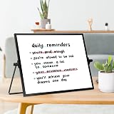 DOLLAR BOSS Magnetic Desktop Whiteboard 30x40cm Double Sided with Stand view 6