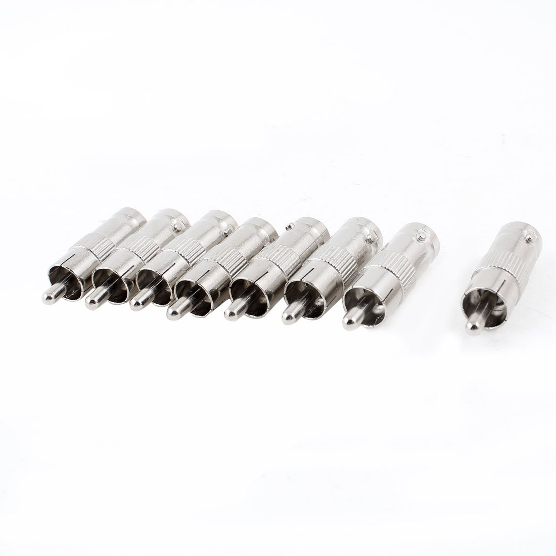 sourcing map 10PCS BNC Female to RCA Male CCTV Camera Cable Adapter Connectors
