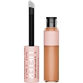 Maybelline Lifter Serum Concealer, Radiant Concealer with Full Coverage, Includes 2% Peptides + Caffeine to Hydrates &amp; Brightens Under Eyes, 90, 1 Count
