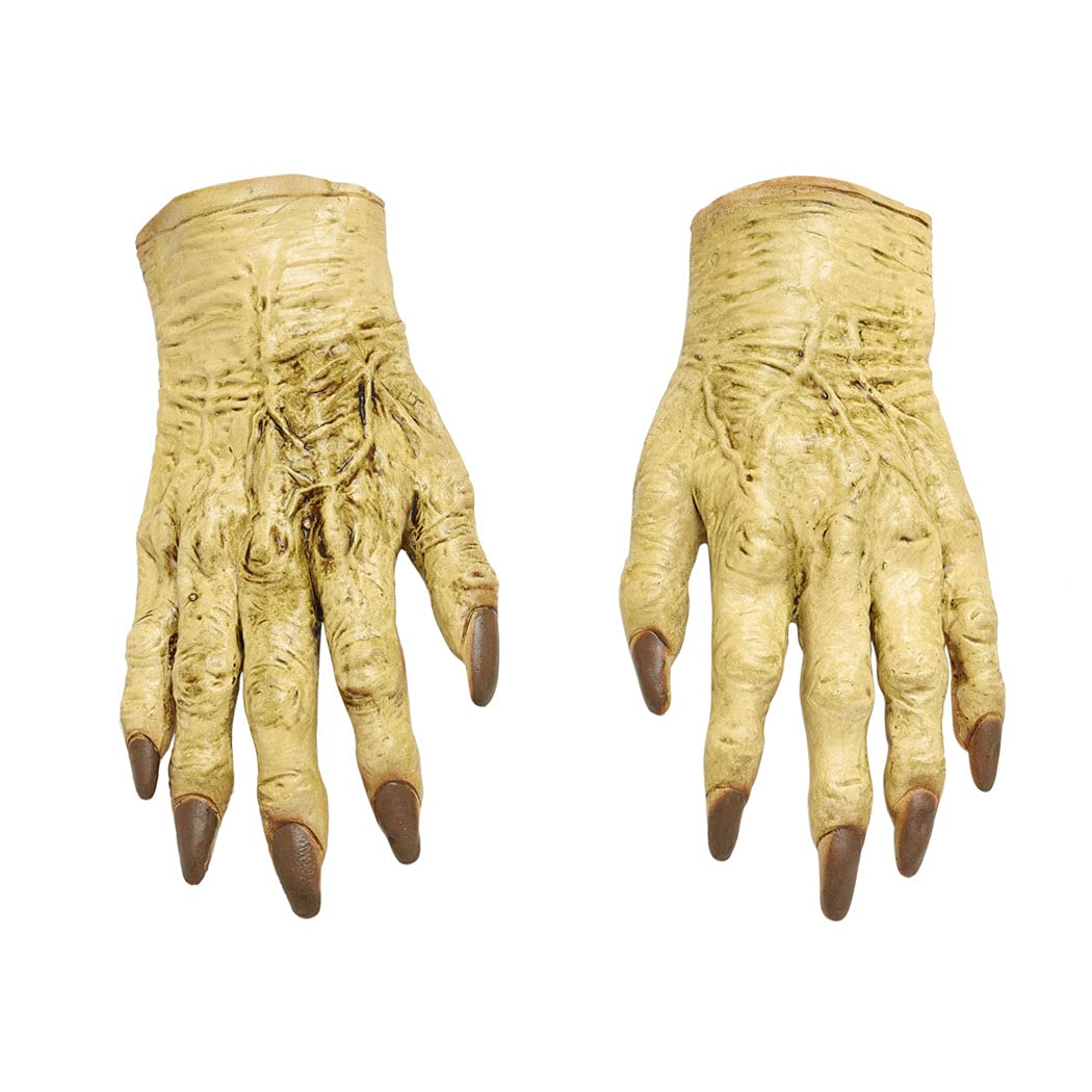 Photo 1 of Urieo Halloween Costume Gloves Nude Horror Zombie Hands Tricks Cosplay Party Props Monster Glove for Adults