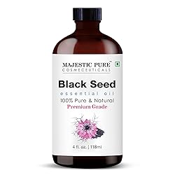 Majestic Pure Black Seed Essential Oil with Glass
