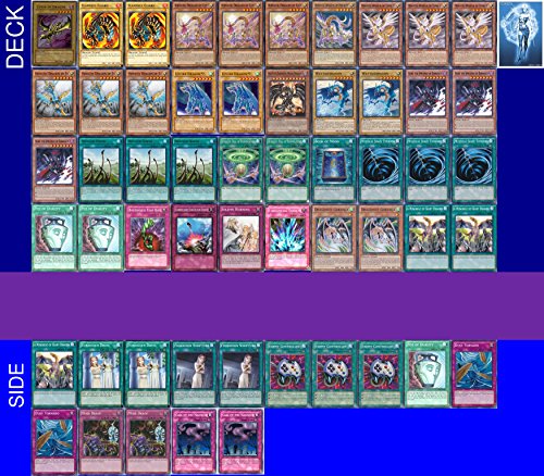 YUGIOH Tournament Ready Hieratic Deck with Complete Side Deck with exclusive Phantasm Gaming Token + a Deck Box & 100 Sleeves