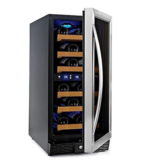 Stainless Steel Black Edgestar 30 Bottle Built In Wine Cooler Built In Wine Cellars Appliances Rapidinfrastruktur Com