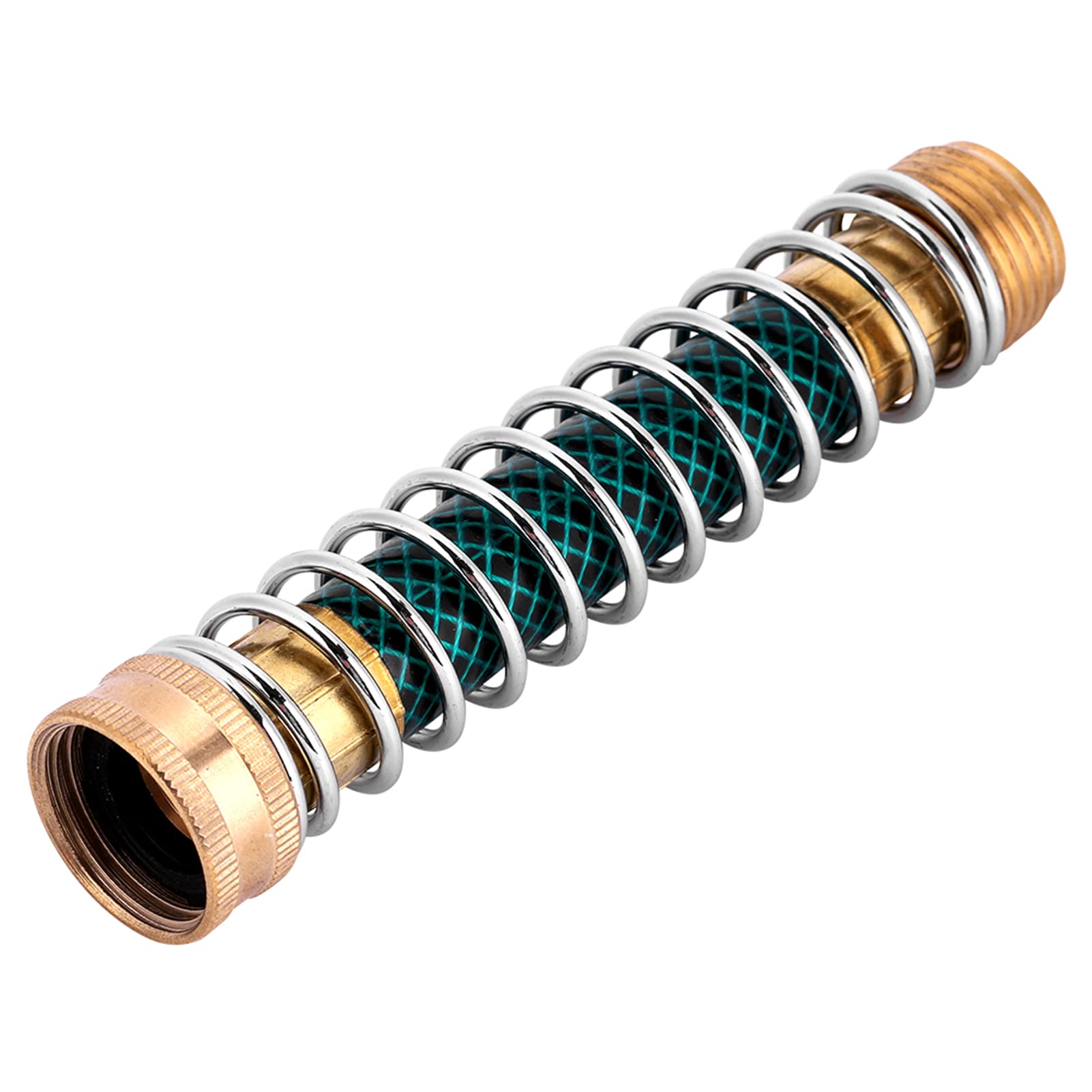 FTVOGUE Garden Faucet Extension Hose Connector Spring Coil Kink Protector Irrigation Fitting Accessory