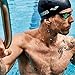 arena Cobra Ultra Racing Swim Goggles for Men and Women, Yellow Copper / Black / Black, Mirrored