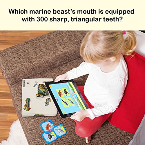 AR Animal Flash Cards. Introduction to Dinosaurs, Land and Sea Animals, Birds and Insects. Interactive 3D Game for Endless Discovery, Storytelling and Sounds