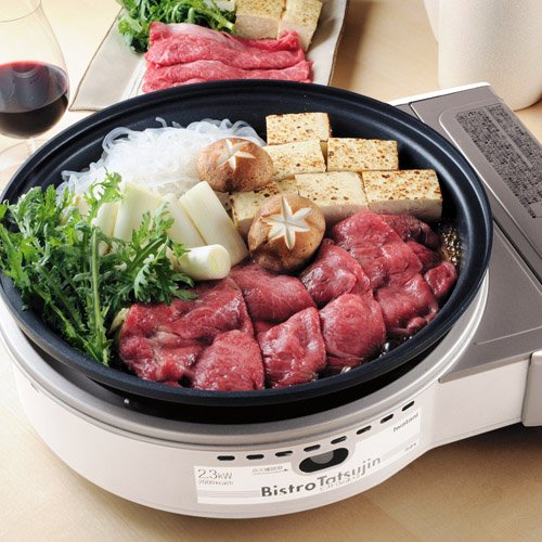 Iwatani Cassette Gas Grill pan Bistro Guru II CB-GP-2 Cassette Stove (White)