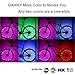 DAWAY Cool Bicycle Wheel Lights - A01 Waterproof Bright Bike Light Strip (1 Tire, Pink), Safety LED Spoke Lights, Birthday Present for Girl Boy Kids Men Women, 2 Modes, with Battery, 1 Year Warranty