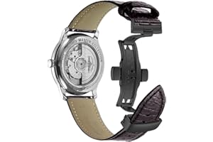 FAGWIG Alligator Leather Watch Band for Women Men Quick Release Bands Vintage Classic Wristbands Replacement Crocodile Strap for 18mm 19mm 20mm 21mm 22mm