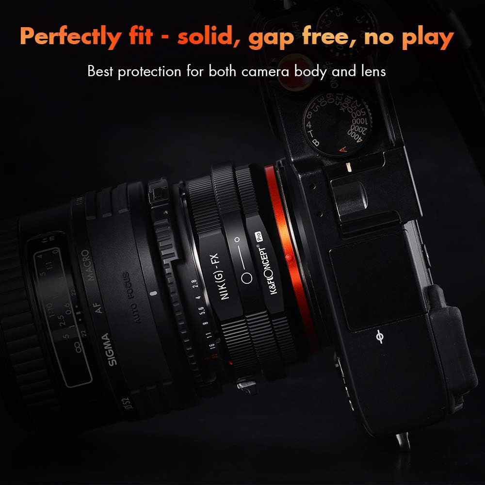 K&F CONCEPT Updated NIK(G) to FX Adapter - Image 5