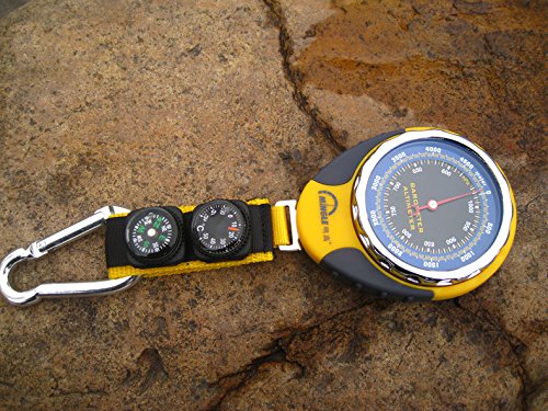 Four - in - one altitude meter ( altimeter / thermometer / compass / barometer ) bkt 381