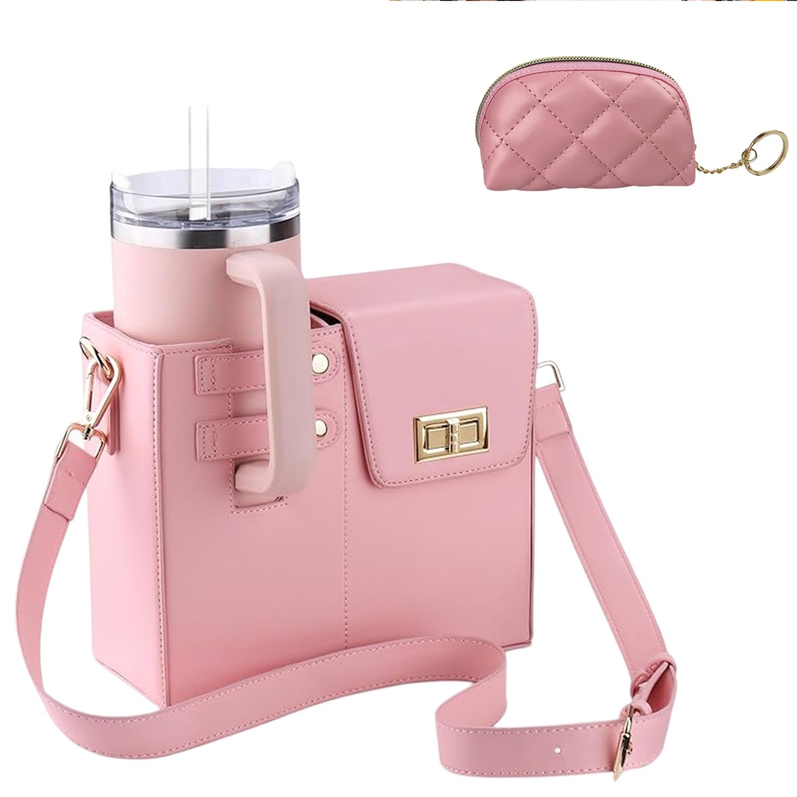 Outdoor Portable Crossbody Water Cup Storage