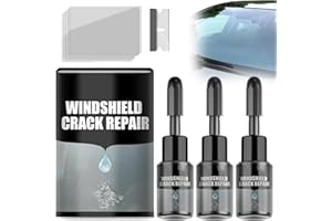 CrackFix Pro Kit, 2026 Upgrade Car Windshield Crack Repair Kit, Glass Repair Liquid for Cracks, Windshields, Resin-Based Crac