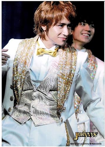 Amazon 八乙女光 Hey Say Jump 公式生写真 ジャニーズワールド 12 13 衣装白 金 口閉じ 目線若干右 アイドル 芸能人グッズ 通販