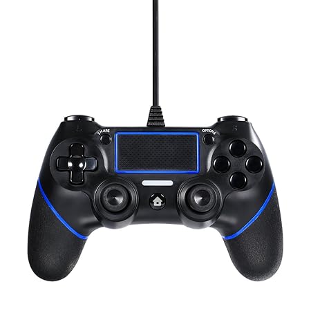 Etpark PS4 Controller mit Kabel für Playstation 4, professionelles USB PS4 verkabeltes Gamepad für Playstation 4/PS4 Slim/PS4