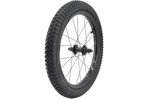 16 Inch Kids Bike Front Wheels Replacement with Solid Air Rubber Tire and Inner Tube, Bicycle Bike Wheels Don't Fit with Huff