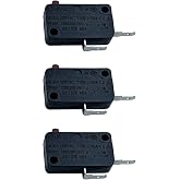 LF-10-02 Micro Limit Switch, Precision Switch for Industrial Automation, Set of 3