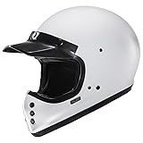 HJC V60 Men's Cruiser Motorcycle Helmet - White