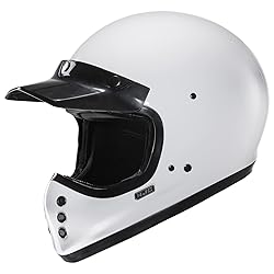 HJC V60 Men's Cruiser Motorcycle Helmet - White