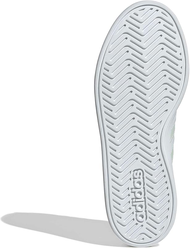 Sapatos unissex para crianças Grand Court 3.0 Junior, FTWR Branco/Iridescente/Quase Rosa, 38 EU