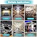 Deformable LED Garage Lights, 60W 6000LM Garage Lights Ceiling LED Garage Light Bulb 3 Leaf Garage Lighting E26 Screw Socket LED Shop Lights for Garage Basement Workshop (NO Motion Activated)