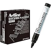 Artline Secure Redaction Markers, Blackout Privacy Pens, 12 Pack | Redacting pens for covering names, addresses and personal information on mail, labels, documents and packaging