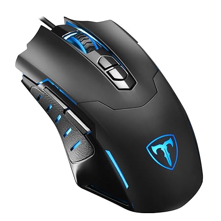 Holife Gaming Maus Gaming Mouse 7200 DPI Gamer Mouse USB Wired Maus PC Gaming Maus mit programmierbaren 6 Tasten/ 1.6 Kabellä