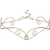 CoTeeZa Handmade Cross Cosplay Crown Tiara Princess Circlet Headband Medieval Fairy Hair Accessory Wedding Costume headpiece