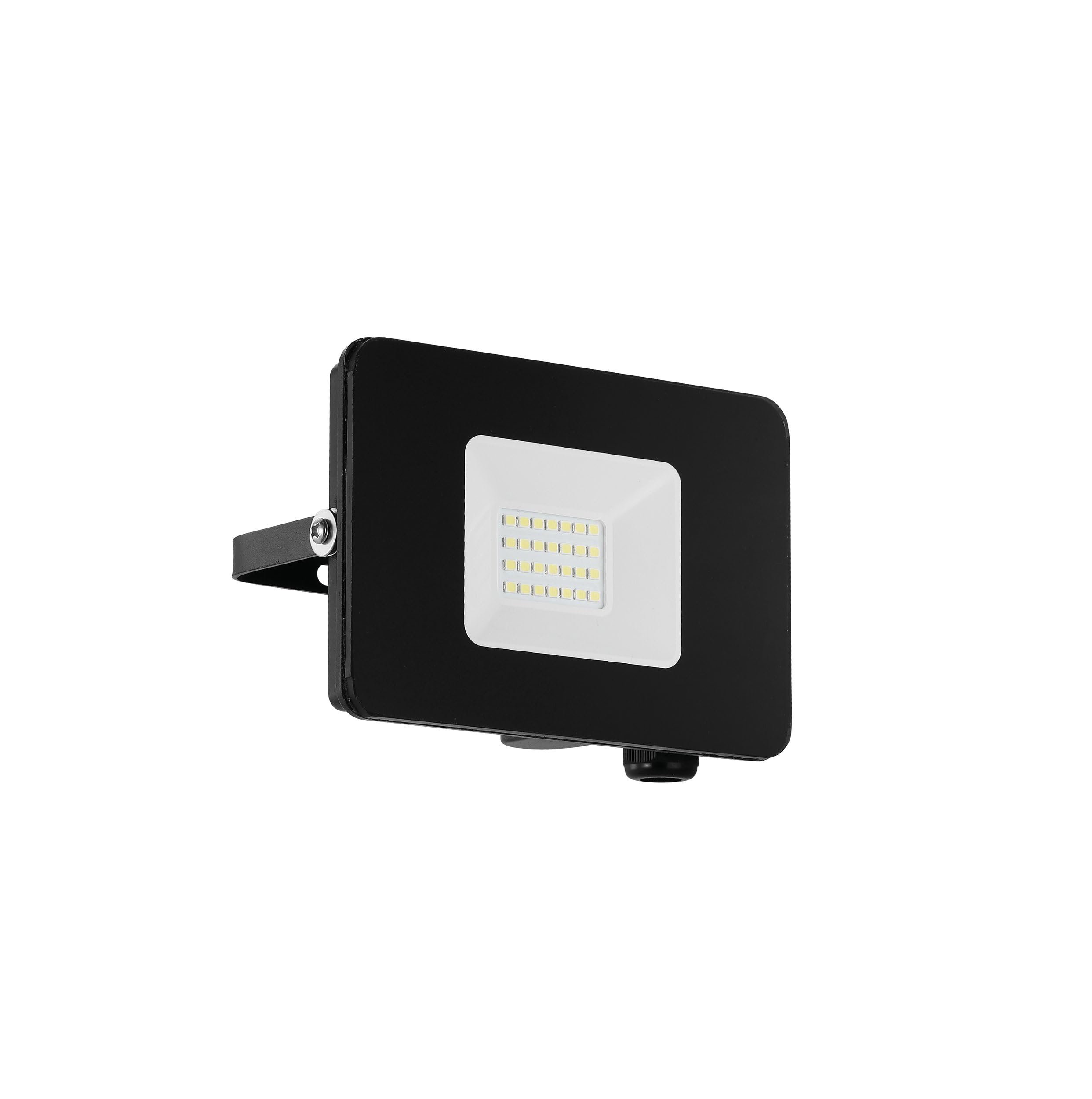 Eglo LED Outdoor Spotlight Faedo 3, 1 Flame Outdoor Light, wall Spotlight Made of Aluminium, Colour: Black, Glass: Clear, 20 watt, IP65 — image 1