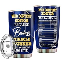 MONIZILUCKY Web Content Editor Tumbler Stainless