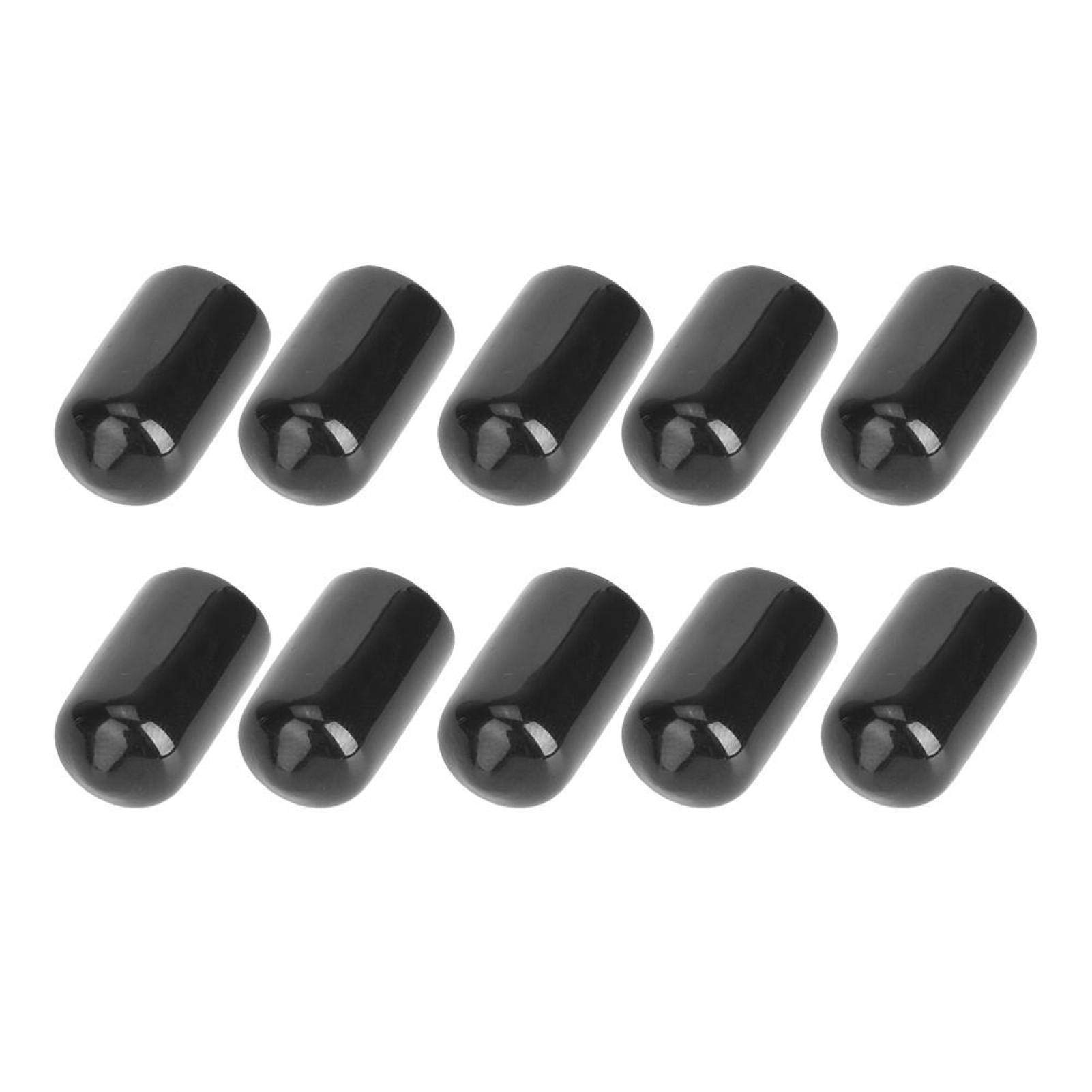 10PCS Rubber Snooker Cue Tip Cover,Moisture proof Billiard Pool Cue Tip Protector Small Head Club Protective Stick Cover,for Protecting The Pool Cue