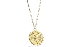 Pirates Of The Caribbean Movies Cursed Aztec Coin Medallion Necklace Gold