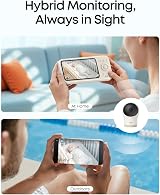 eufy Security Baby Monitor C10 2K HD Camera Hybrid Local/Remote View view 3
