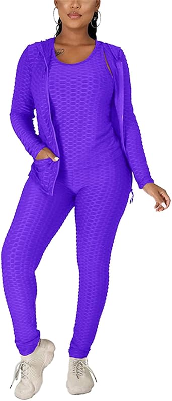 women's 3 piece tracksuit
