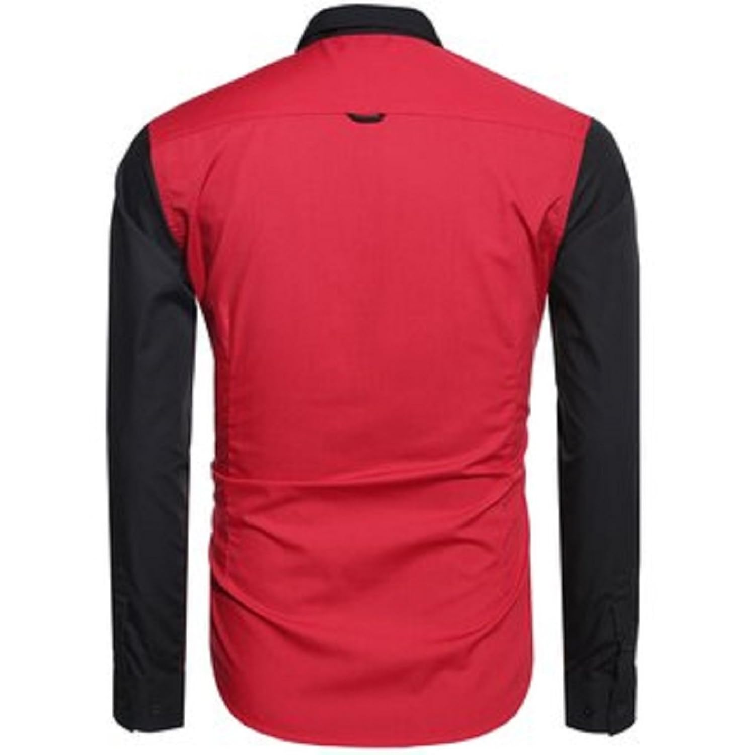 ud fabric red and black casual cotton shirt for mens
