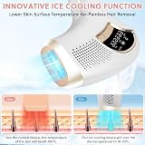 ACWOO IPL Laser Hair Removal Device, 3-in-1, Ice Cooling, 9 Levels view 8