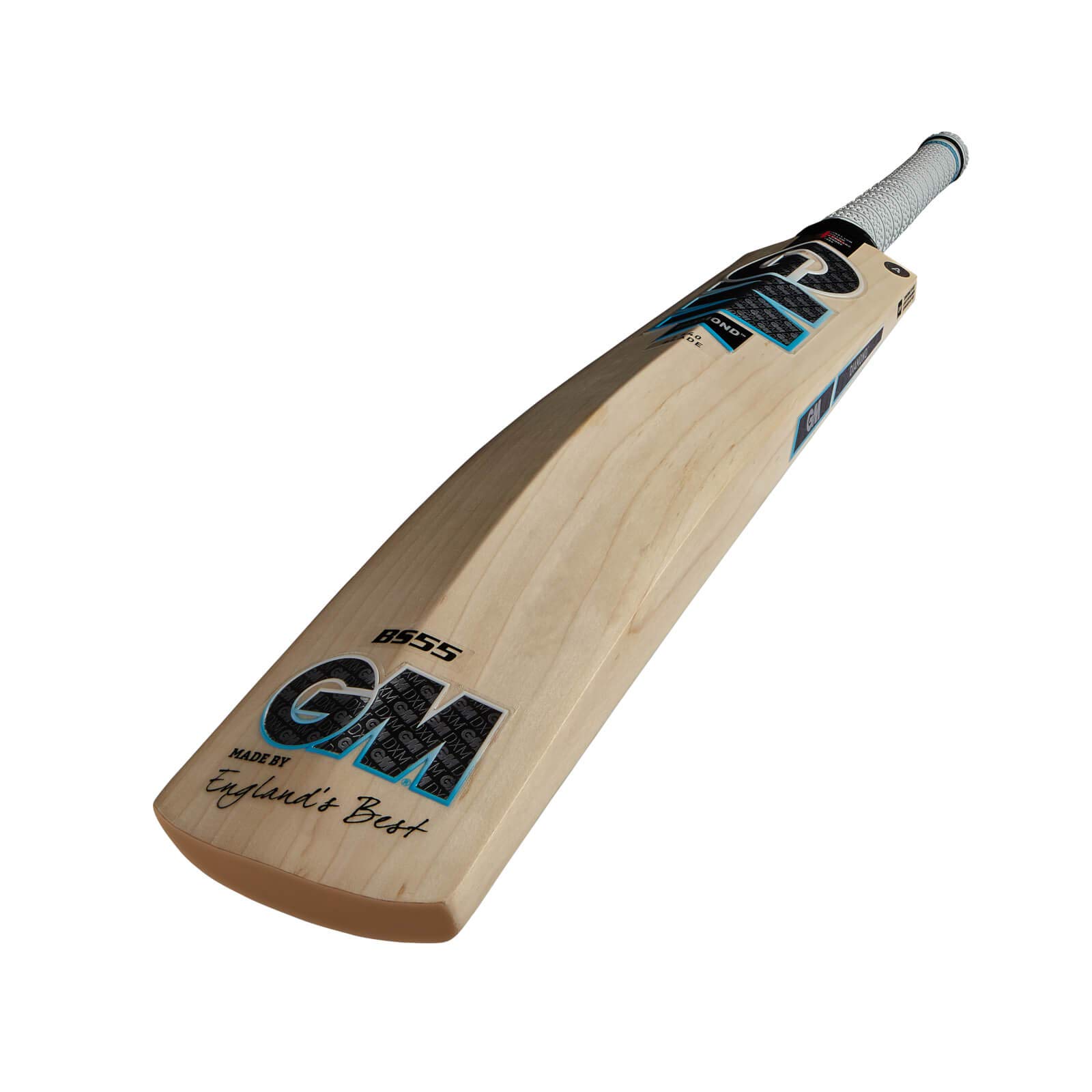 Gunn & Moore Cricket Unisex Child Diamond 101 Cricket Bat - Black/Blue/White 19091915 "size 4 (user height: 4'9"" - 5')"