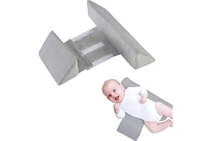 Breathable Pillow, Comfortably Adjustable 45 Degrees,Wedge Removable and Washable Breathable Bedding Set for Everyday use (Gr