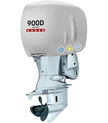 Black Trailerable Outboard Cover Universal Black Outboard Motor Cover For Engines Up To 25 HP - Trailerable Outboard Motor Covers - Foto 12